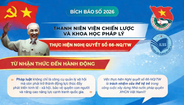 Chi đoàn Viện Chiến lược và Khoa học pháp lý tổ chức Cuộc thi “Bích báo số” hưởng ứng ngày 26/3